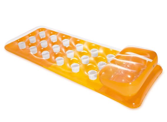 Intex waterluchtbed 18-Pocket - oranje