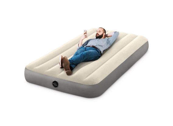 Intex Deluxe luchtbed - eenpersoons