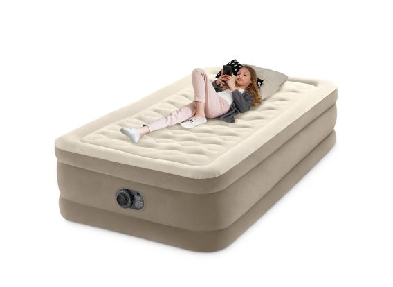 Intex Ultra Plush luchtbed - eenpersoons