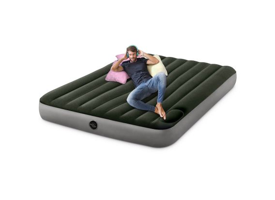 Intex kampeerluchtbed Downy | Ruim 2-persoons