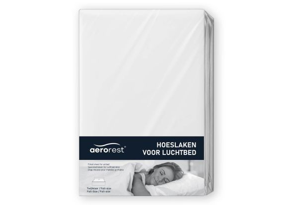 AeroRest hoeslaken voor twijfelaar luchtbed | 100% katoen | 137 x 203-210 cm